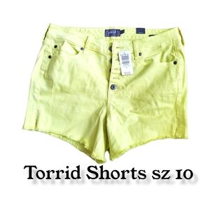 NWT Torrid Stretch High rise shorts